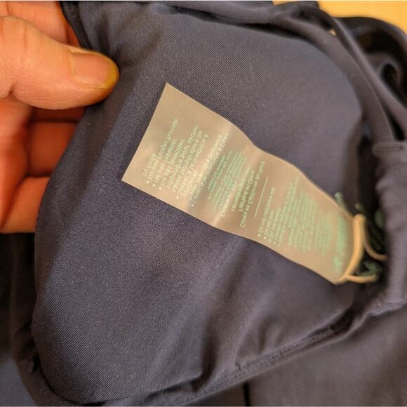 Carve Designs La Jolla Dress | Size Small | Navy | Built-In Shelf Bra | Swim - Picture 9 of 12